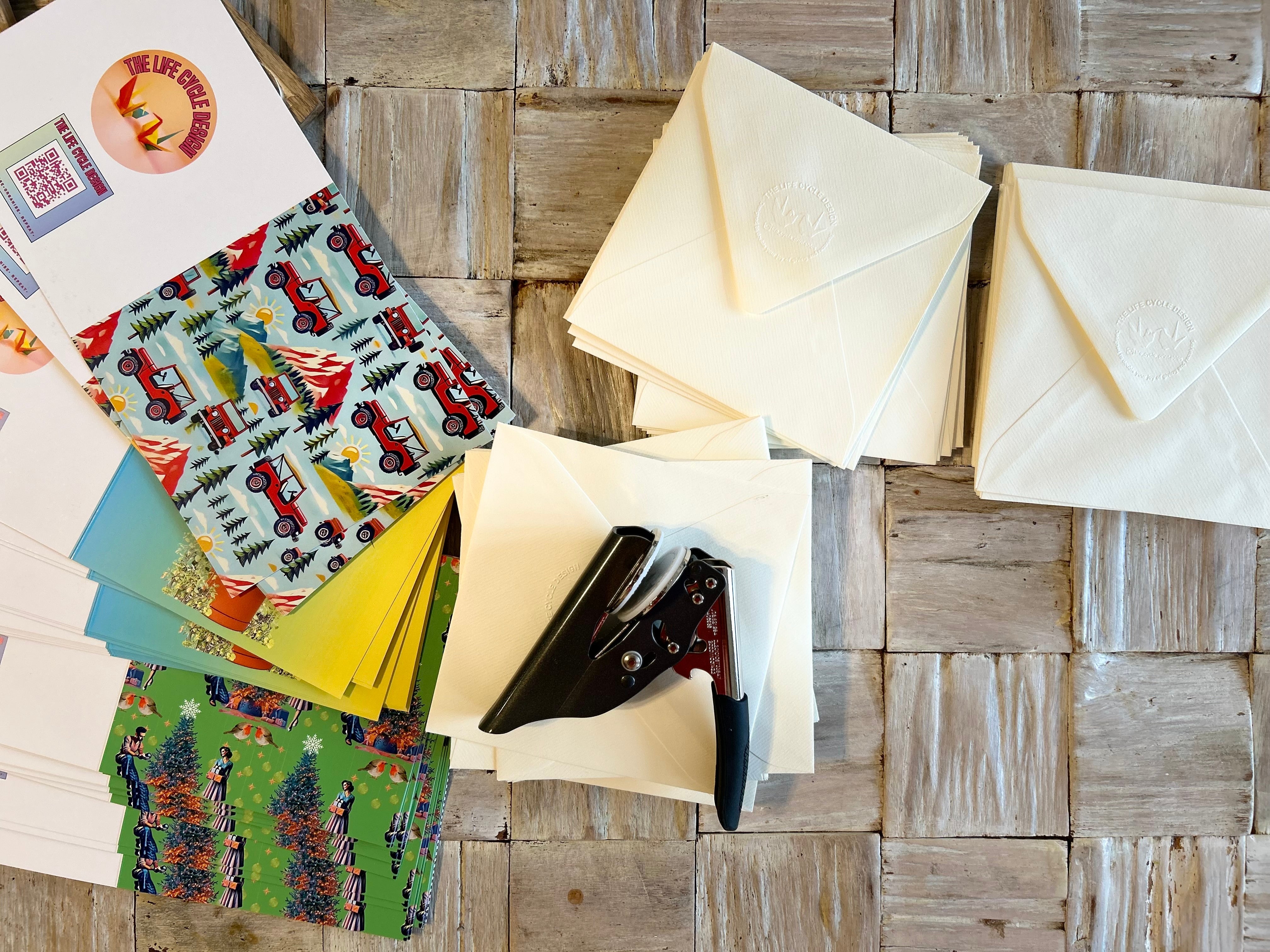 Mix & match greeting cards by The Life Cycle Design