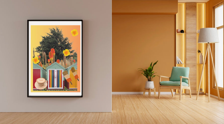 All things orange giclée print on 310gsm Hahnemühle German Etching paper