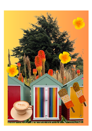 The Joy in Orange Series A4 giclée print on 310gsm Hahnemühle German Etching paper