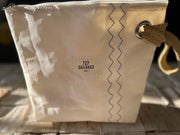 727 Sailbags Midinette clutch with rope handle