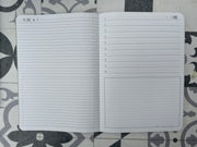 Reclaimed kiwi, coffee beans, cherry or lavender (15cm x 21cm) notebooks with 100% recycled paper- Winner Gift of the Year 2022