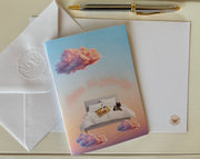 Relax, it's your day greeting card with hand embossed envelope
