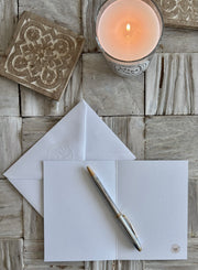 Relax, it's your day greeting card with hand embossed envelope