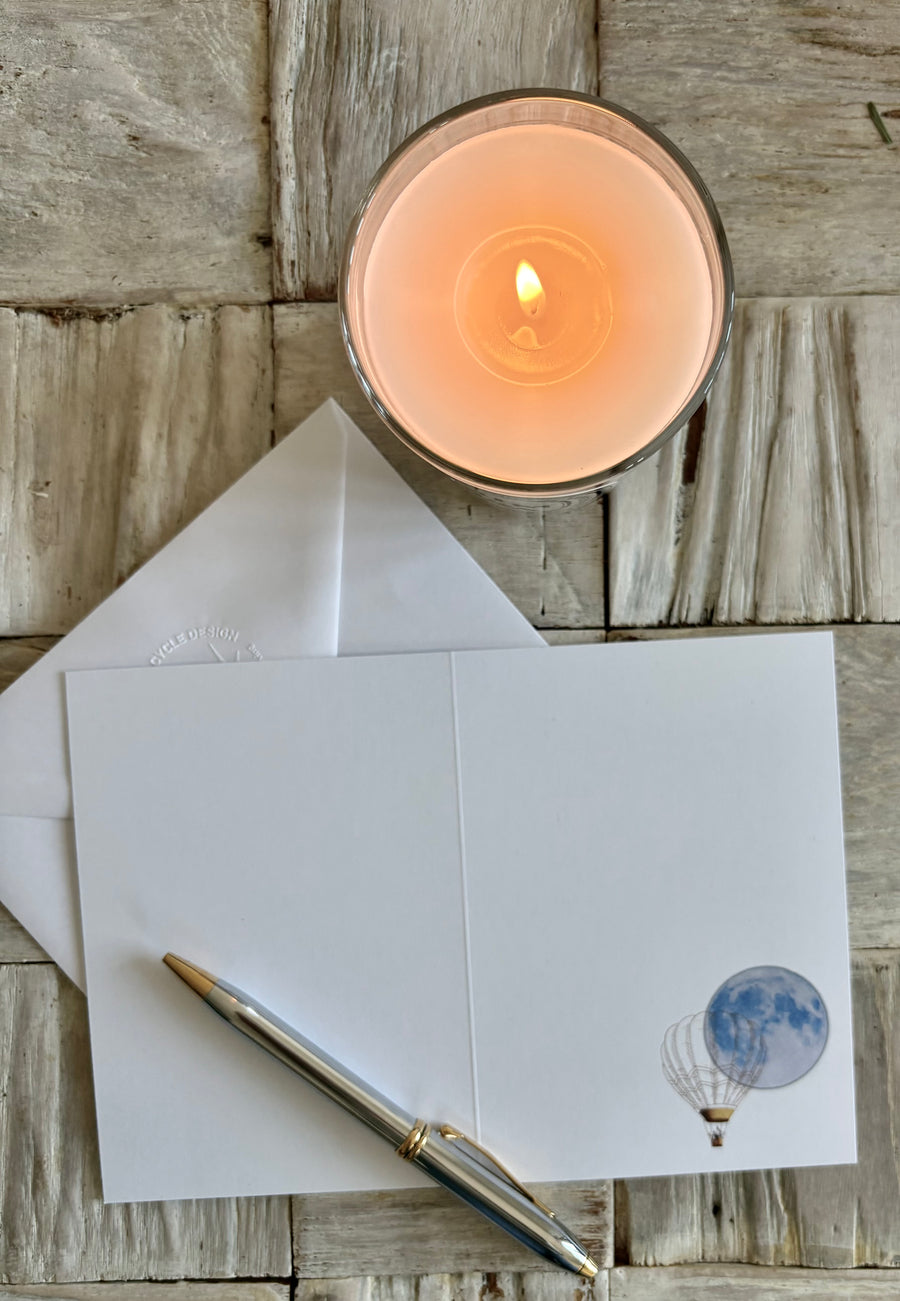 It's a boy greeting card with hand embossed envelope