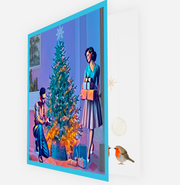 Pack of 5 Retro Christmas seconds cards.