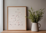 Alpine ski slopes giclée print on 310gsm Hahnemühle German Etching paper